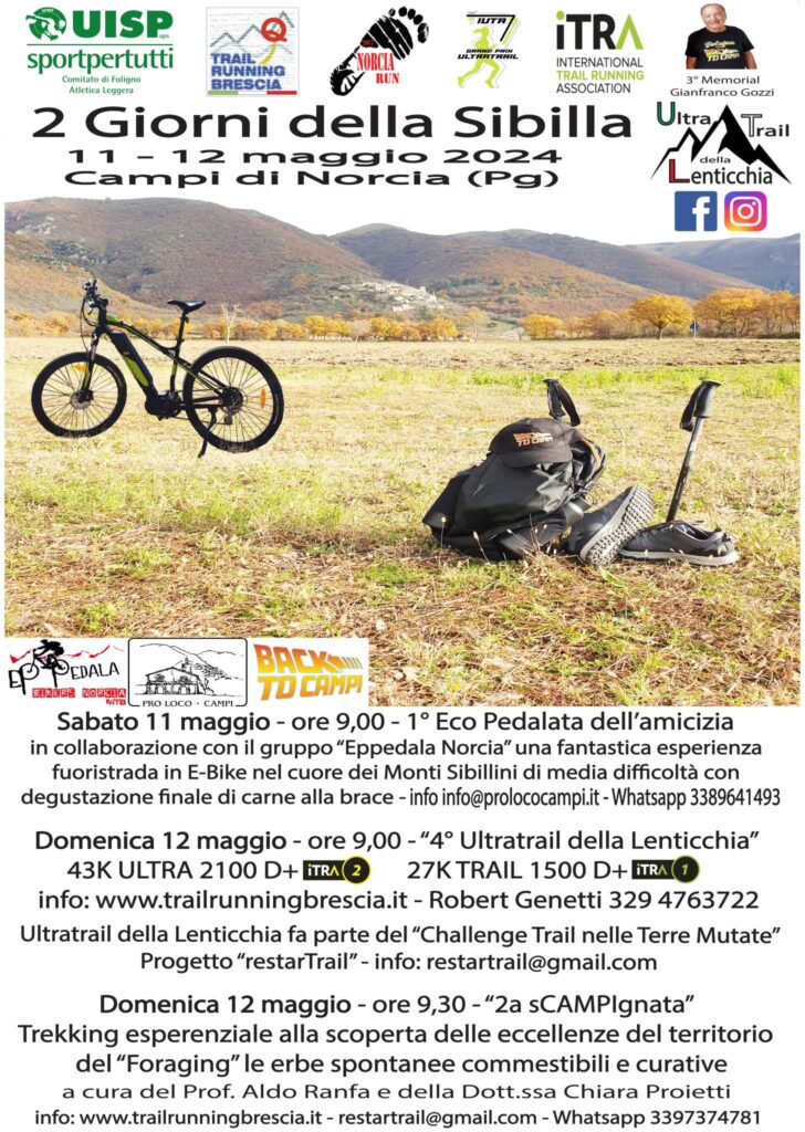 Programma completo 11-12 maggio 2024: 2 giorni della sibilla a Campi di Norcia